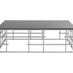 Tische-KARE Design Couchtisch Rome Silber 130X70Cm