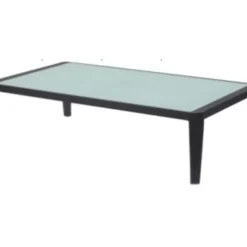 Outdoormöbel-KARE Design Couchtisch Tiki Schwarz
