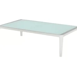 Outdoormöbel-KARE Design Couchtisch Tiki Weiss