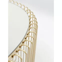 Tische-KARE Design Couchtisch Wire Uno Brass 60X90Cm