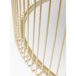 Tische-KARE Design Couchtisch Wire Uno Brass O80Cm