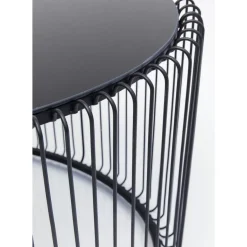 Tische-KARE Design Couchtisch Wire Uno Schwarz 60X90Cm