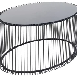 Tische-KARE Design Couchtisch Wire Uno Schwarz 60X90Cm