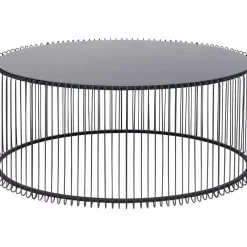 Tische-KARE Design Couchtisch Wire Uno Schwarz 60X90Cm