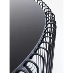 Tische-KARE Design Couchtisch Wire Uno Schwarz O80Cm