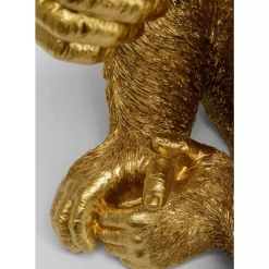 Deko & Geschenkartikel-KARE Design Deko Figur Baby Ape Gold 53