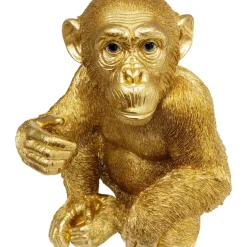 Deko & Geschenkartikel-KARE Design Deko Figur Baby Ape Gold 53