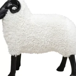 Deko & Geschenkartikel-KARE Design Deko Figur Bathilde Ram Weis 78Cm