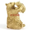 Deko & Geschenkartikel-KARE Design Deko Figur Bear Lucky Mom Gold 27Cm