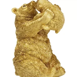 Deko & Geschenkartikel-KARE Design Deko Figur Bear Lucky Mom Gold 27Cm
