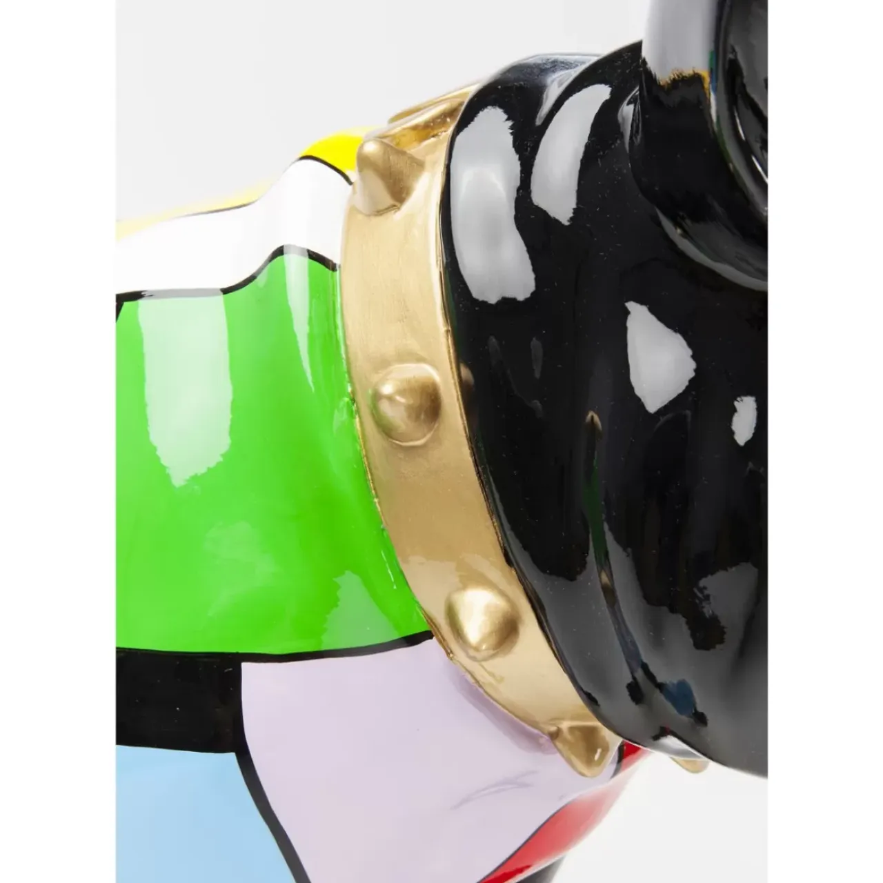 Deko & Geschenkartikel-KARE Design Deko Figur Bulldog Colore