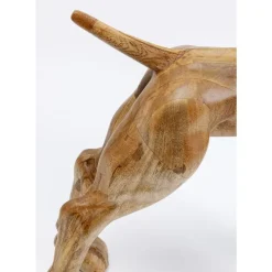 Deko & Geschenkartikel-KARE Design Deko Figur Bulldog Wood 70X78Cm