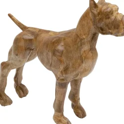 Deko & Geschenkartikel-KARE Design Deko Figur Bulldog Wood 70X78Cm
