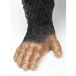 Deko & Geschenkartikel-KARE Design Deko Figur Butler Playing Chimp Schwarz 52Cm