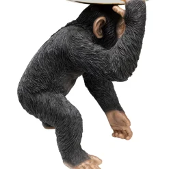 Deko & Geschenkartikel-KARE Design Deko Figur Butler Playing Chimp Schwarz 52Cm