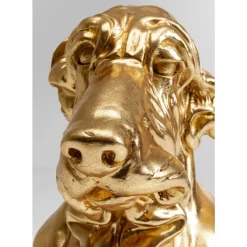 Deko & Geschenkartikel-KARE Design Deko Figur Coiffed Dog Gold 52Cm
