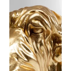 Deko & Geschenkartikel-KARE Design Deko Figur Coiffed Dog Gold 52Cm