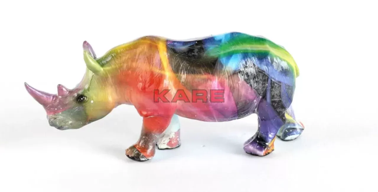 Deko & Geschenkartikel-KARE Design Deko Figur Colored Rhino