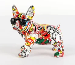 Deko & Geschenkartikel-KARE Design Deko Figur Comic Dog Glasses