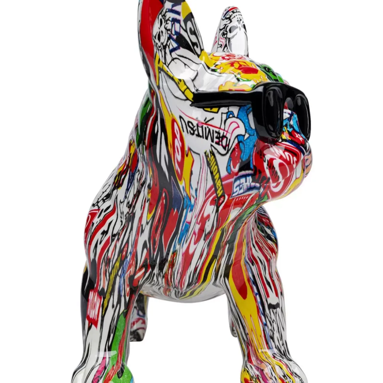 Deko & Geschenkartikel-KARE Design Deko Figur Comic Dog Glasses