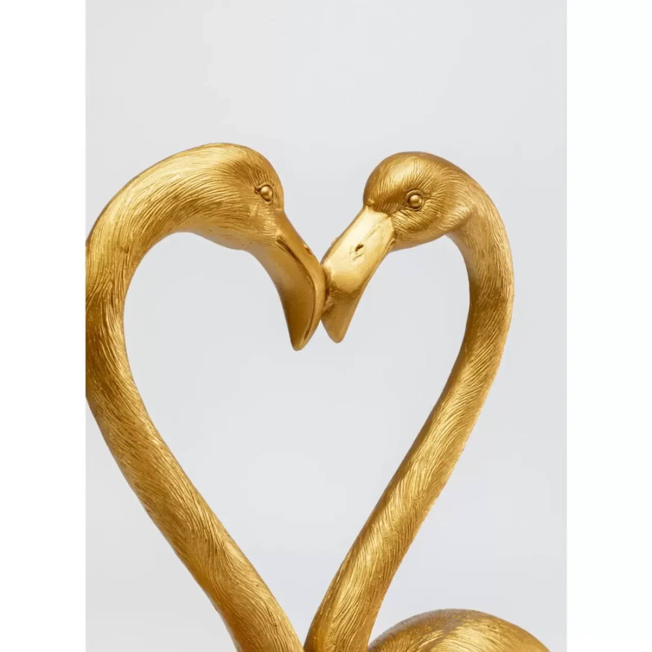 Deko & Geschenkartikel-KARE Design Deko Figur Flamingo Love Gold 63Cm