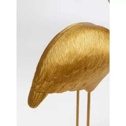 Deko & Geschenkartikel-KARE Design Deko Figur Flamingo Love Gold 63Cm