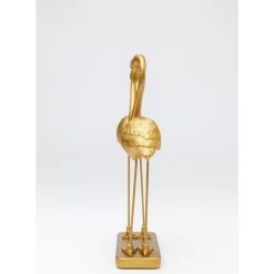 Deko & Geschenkartikel-KARE Design Deko Figur Flamingo Love Gold 39Cm
