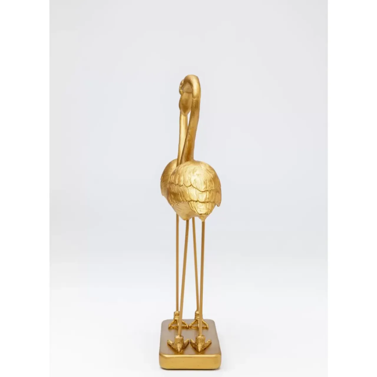 Deko & Geschenkartikel-KARE Design Deko Figur Flamingo Love Gold 39Cm