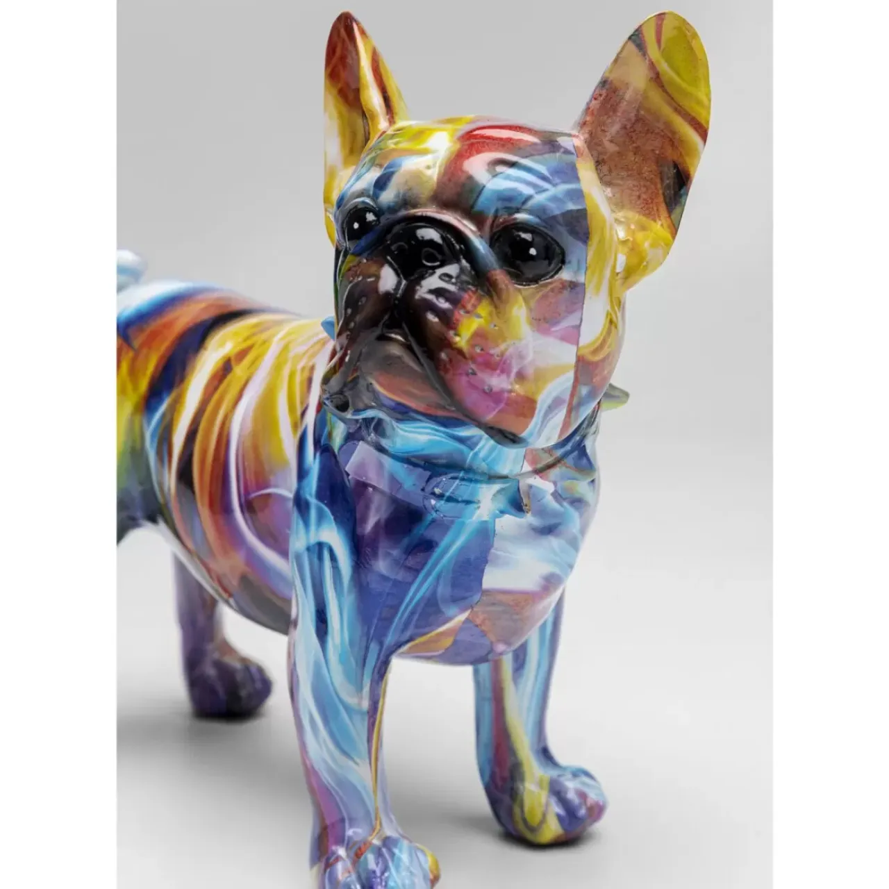 Deko & Geschenkartikel-KARE Design Deko Figur Frenchie Bunt
