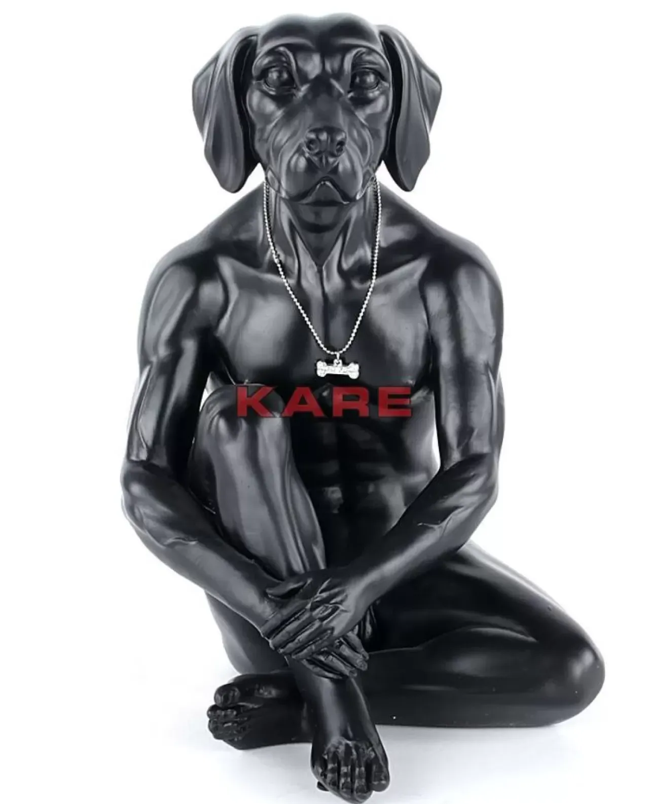 Deko & Geschenkartikel-KARE Design Deko Figur Gangster Dog Black