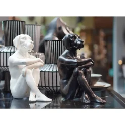 Deko & Geschenkartikel-KARE Design Deko Figur Gangster Dog Black