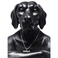 Deko & Geschenkartikel-KARE Design Deko Figur Gangster Dog Black