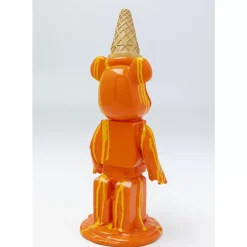 Deko & Geschenkartikel-KARE Design Deko Figur Gelato Bear Orange 40Cm