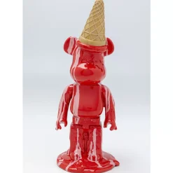 Deko & Geschenkartikel-KARE Design Deko Figur Gelato Bear Rot 40Cm