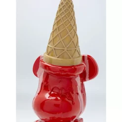 Deko & Geschenkartikel-KARE Design Deko Figur Gelato Bear Rot 40Cm