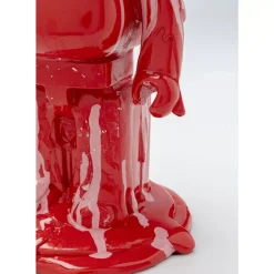 Deko & Geschenkartikel-KARE Design Deko Figur Gelato Bear Rot 40Cm
