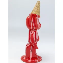 Deko & Geschenkartikel-KARE Design Deko Figur Gelato Bear Rot 40Cm