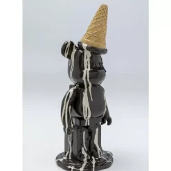 Deko & Geschenkartikel-KARE Design Deko Figur Gelato Bear Schwarz 40Cm
