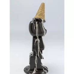 Deko & Geschenkartikel-KARE Design Deko Figur Gelato Bear Schwarz 40Cm