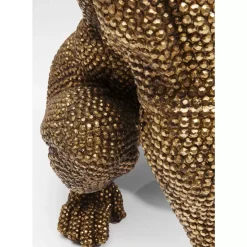 Deko & Geschenkartikel-KARE Design Deko Figur Gorilla Gold 80Cm
