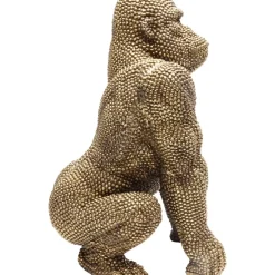Deko & Geschenkartikel-KARE Design Deko Figur Gorilla Gold 46Cm