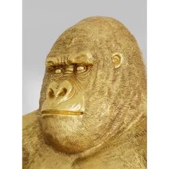 Deko & Geschenkartikel-KARE Design Deko Figur Gorilla Gold Xxl 249