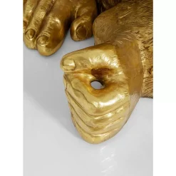 Deko & Geschenkartikel-KARE Design Deko Figur Gorilla Gold Xl 180