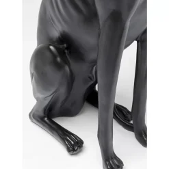 Deko & Geschenkartikel-KARE Design Deko Figur Greyhound Bruno Schwarz Matt 80Cm