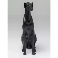 Deko & Geschenkartikel-KARE Design Deko Figur Greyhound Bruno Schwarz Matt 80Cm