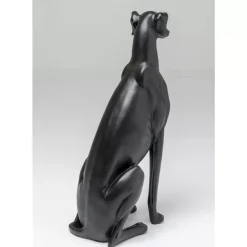 Deko & Geschenkartikel-KARE Design Deko Figur Greyhound Bruno Schwarz Matt 80Cm