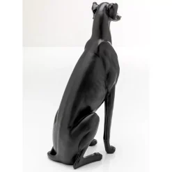 Deko & Geschenkartikel-KARE Design Deko Figur Greyhound Bruno Schwarz Matt 80Cm