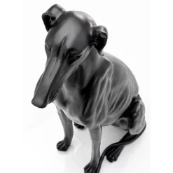Deko & Geschenkartikel-KARE Design Deko Figur Greyhound Bruno Schwarz Matt 80Cm