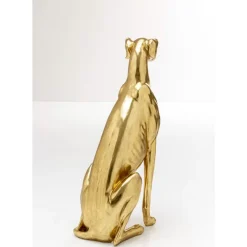 Deko & Geschenkartikel-KARE Design Deko Figur Greyhound Bruno Gold 80Cm