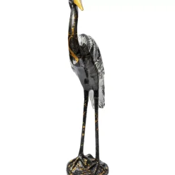 Deko & Geschenkartikel-KARE Design Deko Figur Heron Schwarz 70Cm